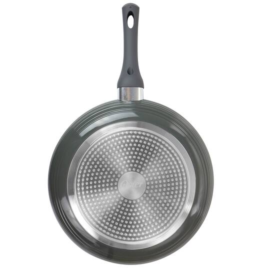 Oster Ridge Valley 12" Gray Aluminum Nonstick Frying Pan